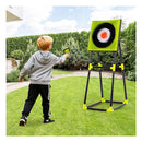 4 In 1 Throwing Target Set With Bristle Target And 4 Throwing Axes