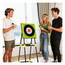 4 In 1 Throwing Target Set With Bristle Target And 4 Throwing Axes