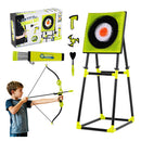 4 In 1 Throwing Target Set With Bristle Target And 4 Throwing Axes