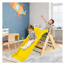 4 In 1 Toddler Climbing Toys With 3 Sided Triangle Climber Multicolour