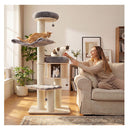 4 Layer Cat Activity Center With Sisal Scratching Posts For Cats Grey