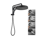 13 Inch Round Shower Head 4 Mode Gooseneck Wall Arm Diverter Set