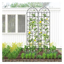 4 Panels Metal Garden Trellis For Outdoor Climbing Plants