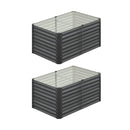 4pcs 120 X 80 X 73Cm Garden Bed Galvanised Steel Raised Garden Bed