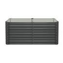 4Pcs 160 X 80 X 73Cm Garden Bed Galvanised Steel Raised Garden Bed