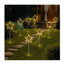 4 Pcs Christmas Lights Path Ground Light Garden Decorations 144 Led