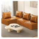 Pu Leather Sofa Couch Lounge Chair Home Furniture Brown