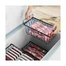 4 Pcs Stackable Pantry Organizer Bins Fruit Freezer Storage Baskets