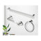 4 Piece Bathroom Hardware Set Towel Rack Toilet Paper Holder Chrome