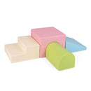 4 Piece Climb And Crawl Foam Block Play Set For Infant Baby Pink