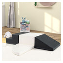 4 Piece Kids Climb Crawl Playset For Nursery And Kindergarten White