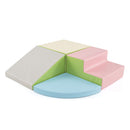 4 Piece Soft Toddler Corner Climbing Sliding Blocks Multicolour
