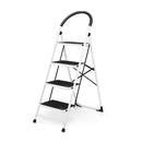 4 Step Ladder With Convenient Handgrip And Anti Slip Pedal