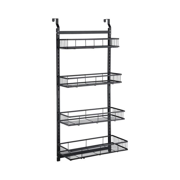 4 Tier Bath Over Door Hanging Shower Caddy Adjustable Basket Holder