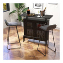 4 Tier Home Bar Unit Home Bar Cabinet With 2 Wine Storage Shelves