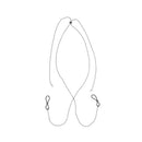 S And M Exs And Ohs Body Jewelry With Metal Chain With Nipple Ties