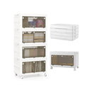 4 Pack Plastic Storage Bins With Lid
