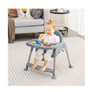 4in1 Convertible Baby High Chair With Removable Double Tray Grey