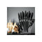 17Pcs Kitchen Knife Set Stainless Steel Non Stick With Sharpener