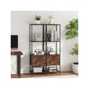 5 Tier Bookshelf With Drawer And Shelves