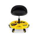 Pneumatic Rolling Mechanic Stool With Tool Tray