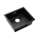500X440Mm Kitchen Sink Black Granite Stone Laundry Single Bowl