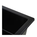 500X440Mm Kitchen Sink Black Granite Stone Laundry Single Bowl
