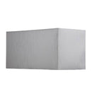 50Cm Pearl Rectangle Shantung Floor Lamp Shade