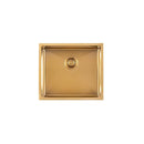 Stainless Steel Kitchen Laundry Sink 510mm Single Bowl Brushed Gold Top