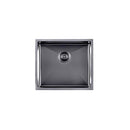 Stainless Steel Kitchen Laundry Sink 510mm Single Bowl Gunmetal Grey Top