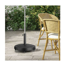 52Cm Round Table Market Umbrella Stand With Wheels