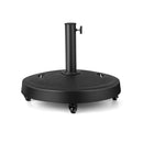 52Cm Round Table Market Umbrella Stand With Wheels