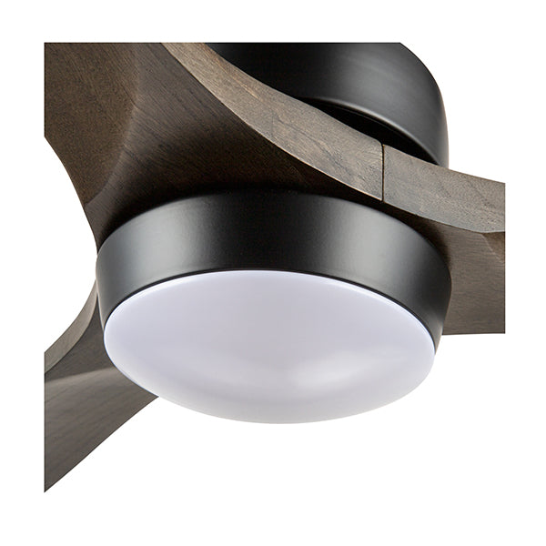 52 Inch Ceiling Fan With Led Light Dc Motor Timer With Remote Control