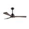 52 Inch Ceiling Fan With Led Light Dc Motor Timer With Remote Control
