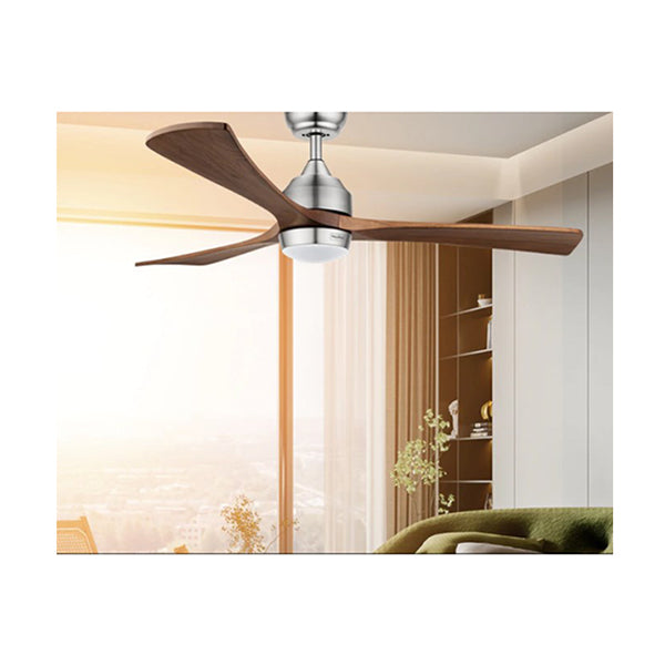 52 Inch Ceiling Fan Led Light Dc Motor Reversible With Remote Timer