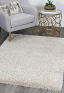 Azure Oasis Beige Cream Plush Shaggy Rug