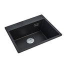 Granite Quartz Stone Kitchen Laundry Sink With Overflow Single Bowl