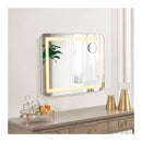 58X46Cm Tabletop Vanity Crystal Led Light Makeup Mirror