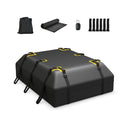 595 L Car Roof Bag With Door Hooks And Non Slip Mat Black
