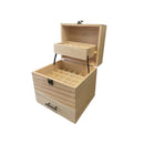 59 Slots Essential Oils Storage Box Wooden 3 Tier Bottle Holder