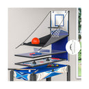 5 In 1 Games Table Air Hockey Pool Table Tennis Basketball Arcade