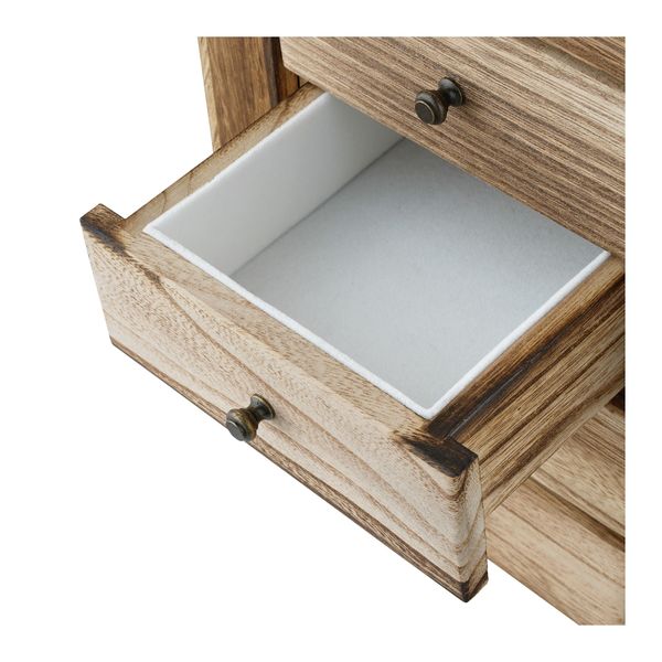 5 Layer Wooden Jewelry Organizer Box Holder Large Case