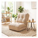 5 Level Adjustable Floor Chair With Back Support And Padded Cushions