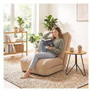 5 Level Adjustable Floor Chair With Back Support And Padded Cushions