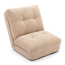 5 Level Adjustable Floor Chair With Back Support And Padded Cushions