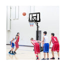 5 Level Height Adjustable Basketball Hoop Stand With Backboard