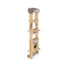 5 Level Solid Pine Cat Tower With Top Perch And Sisal Scratch Post