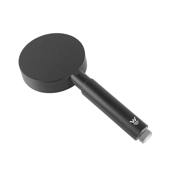 Handheld Shower Head 5 Mode Round Rainfall Handheld Head Black