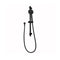 5 Modes Rainfall Handheld Shower Head Set Black Stainless Steel