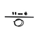 5 Modes Rainfall Handheld Shower Head Set Black Stainless Steel